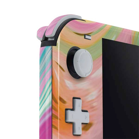 Etta Vee Rainbow Marble Nintendo Switch Lite Skin